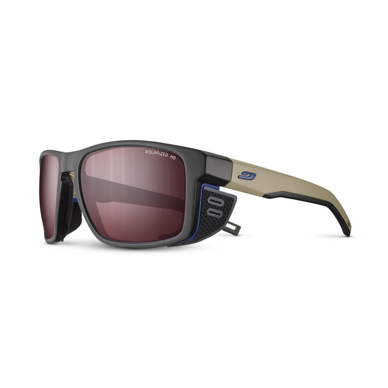 Очки Julbo SHIELD BLACK/BROWN/BLUE SP HD 3 POLARIZED SILVER FLAS