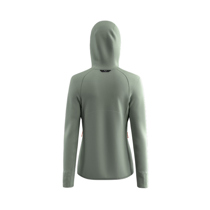Куртка женская Salewa PUEZ WAFFLE HYBRID PL HOODY W JKT-5130 Shadow