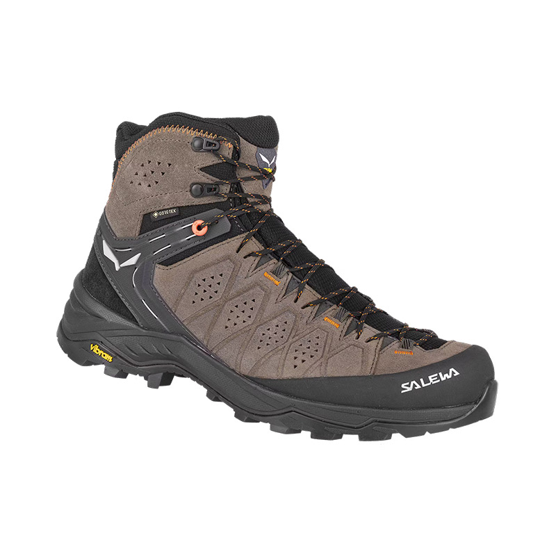 Ботинки Salewa Alpine Trekking MS ALP TRAINER 2 MID GTX  Wallnut/Fluo Orange