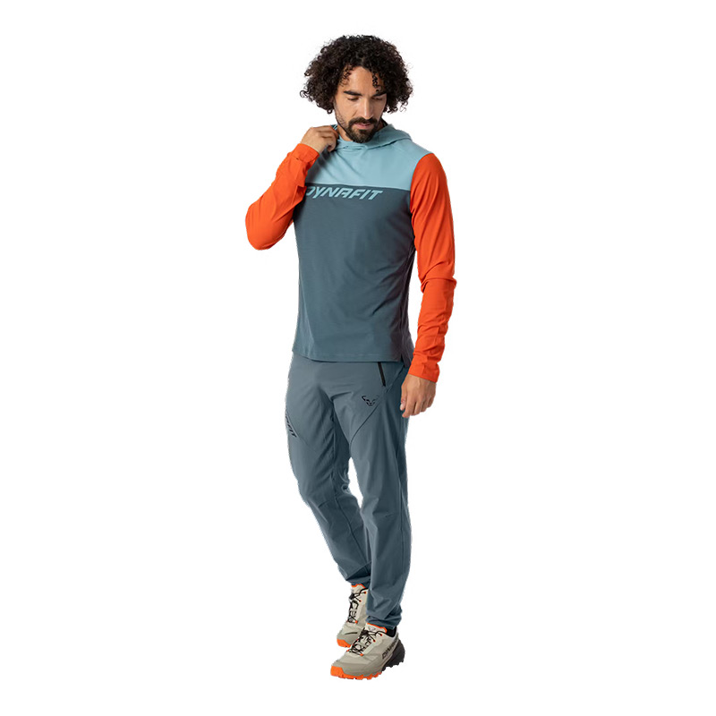 Кофта мужская Dynafit TRAVERSE SUN M HOODY cinder dry touch/polygiene