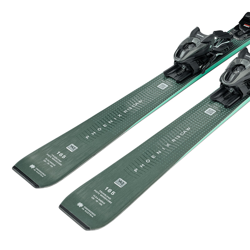 Лыжи Blizzard PHOENIX R13CA WB GREEN+TPC11 DEMO BLACK/GREY