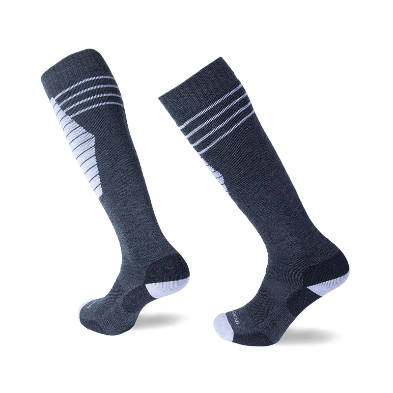 Носки Enhanced Medium weight Over-the-calf Ski socks Dark Grey/Blue