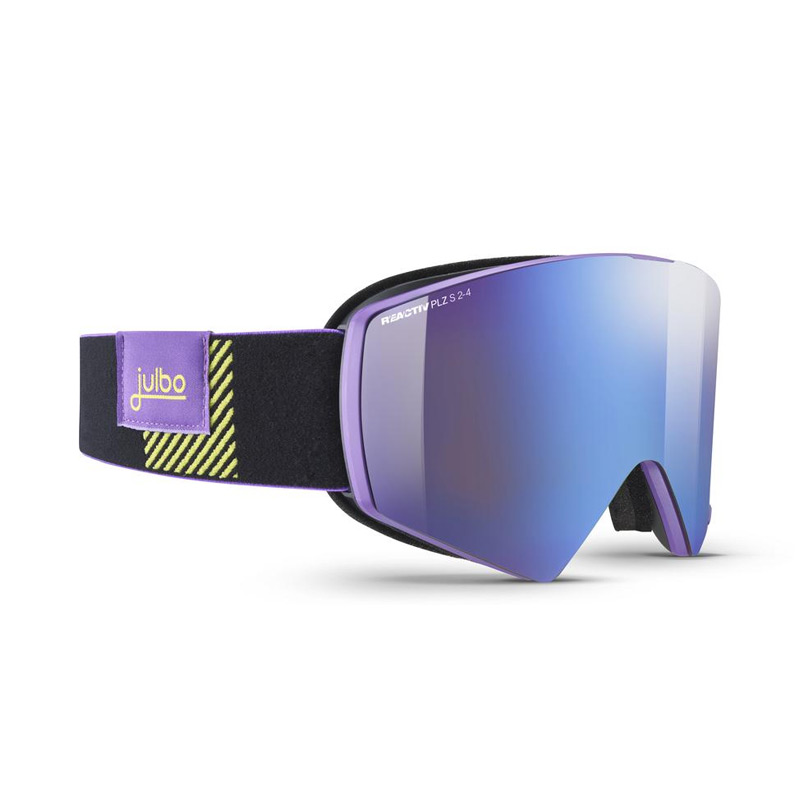 Горнолыжная маска Julbo RAZOR EDGE PURPLE/BLACK REACTIV 2-4 Polarized+Blue Flach