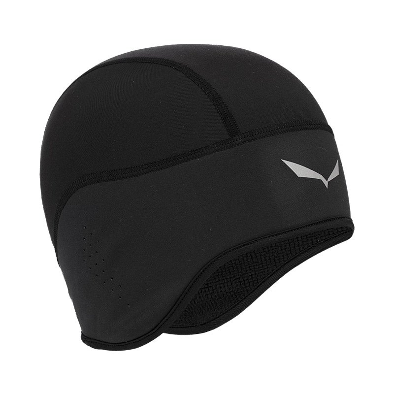 Шапочка Salewa ORTLES 2 WS BEANIE-0910 black out 30г-M/58 gorewindstopper/polarlite