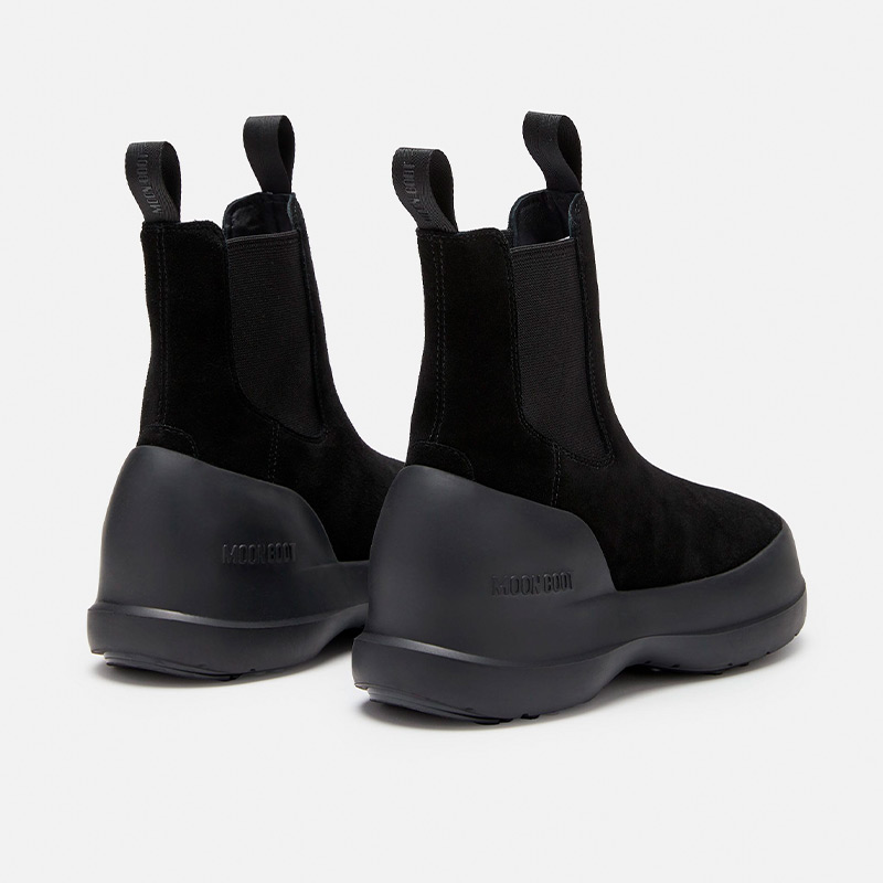 Челси женские Tecnica MOON BOOT LUNA SUEDE BLACK