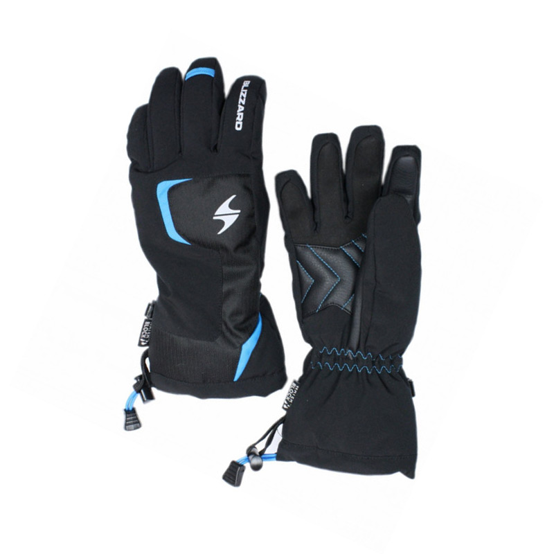 Перчатки детские BLIZZARD Reflex ski J GLOVE black/blue