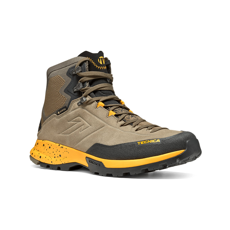 Ботинки мужские Tecnica FORGE HIKE MID GTX MS DK OLIVE-YELLOW