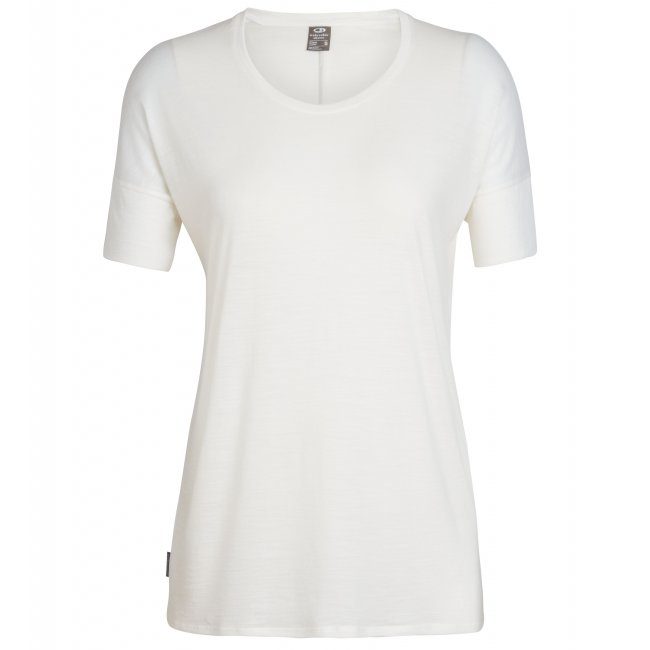 Футболка женская Solace SS Low Crewe W 130 Enamel HTHR Белая