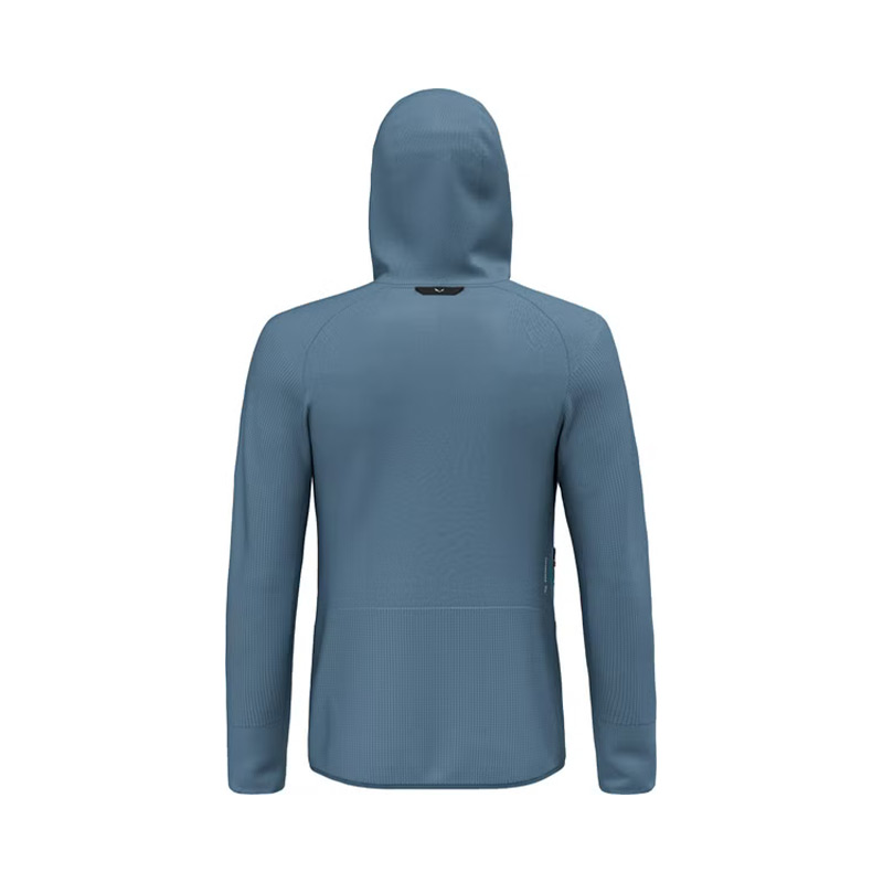 Куртка мужская Salewa PUEZ WAFFLE HYBRID PL HOODY M JKT-0910 Black Out