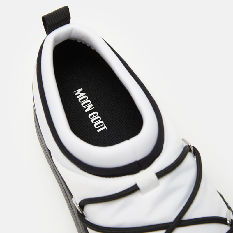 Слипоны женские Tecnica MOON BOOT PARK ICON BLACK-WHITE