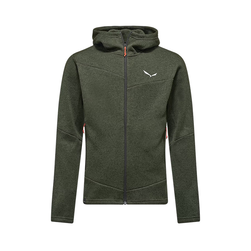 Кофта мужская Salewa PUEZ ROCCA PL HD M JKT  Dark Olive