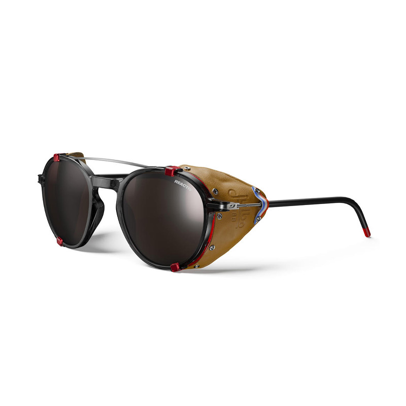 Очки Julbo LEGACY TRANSLUCENT BLACK/RED/BROWN REACTIV 2-4 Polarized
