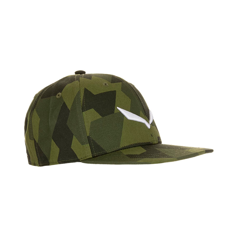 Кепка Salewa PUEZ CAMOU FLAT CAP Green Camou