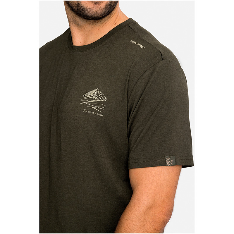 Футболка мужская VIKING LENTA LIGHT M T-SHIRT Olive Bamboo