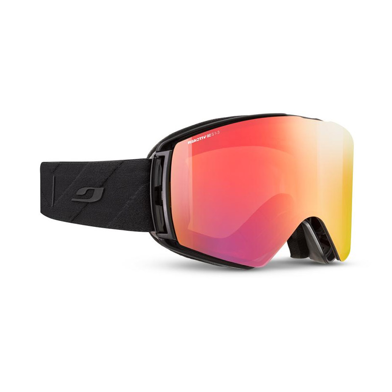 Горнолыжная маска Julbo LAUNCHER BLACK/RED SP3 Glare Control Red+Red Flach
