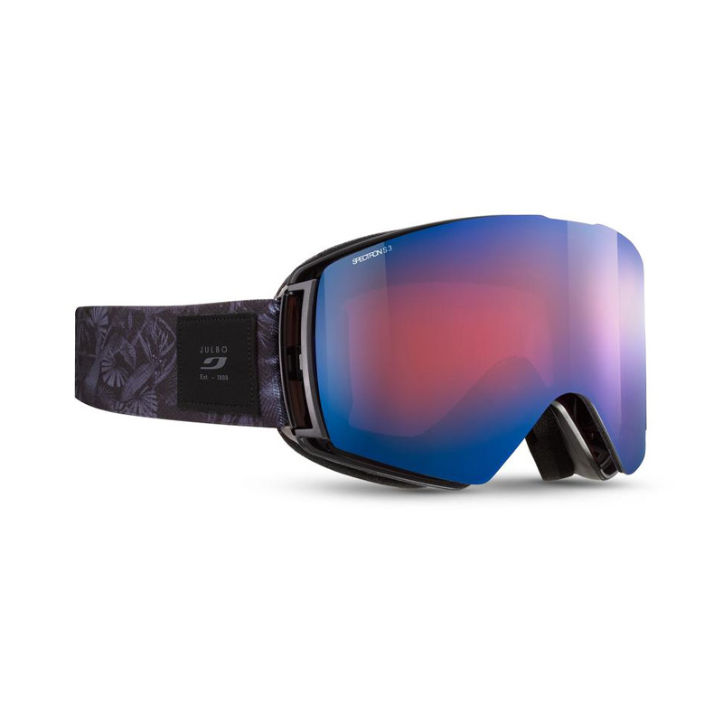 Горнолыжная маска Julbo LAUNCHER TROPICAL BLACK SP3 Red+Blue Flach