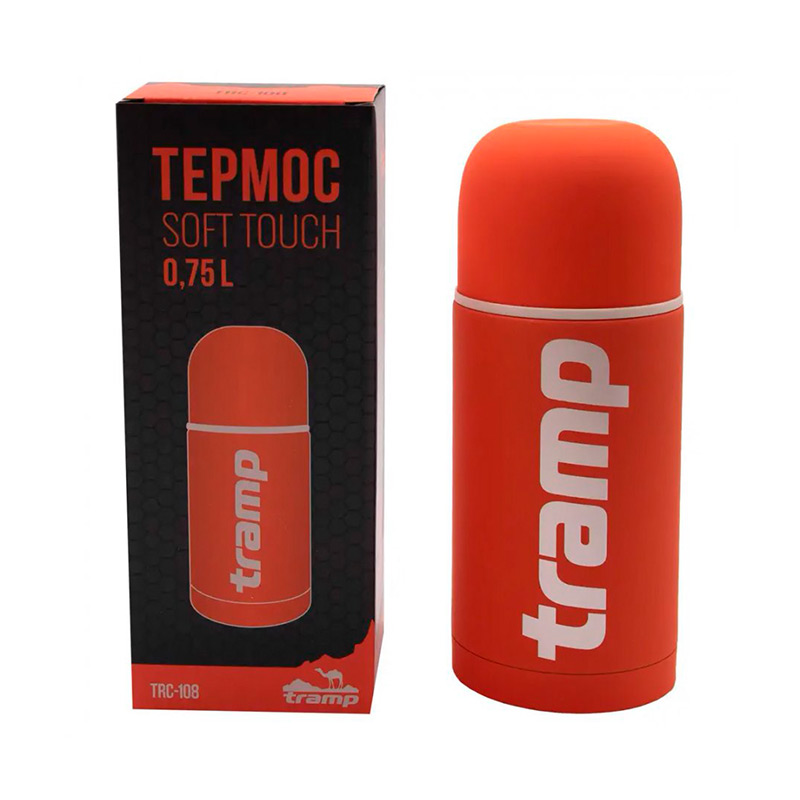 Термос Tramp Soft Touch 0,75 л. Оранжевый