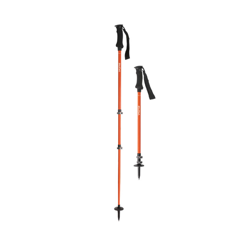 Палочки телескопические Salewa PUEZ ALUMINUM PRO POLE  Hot Neon Orange