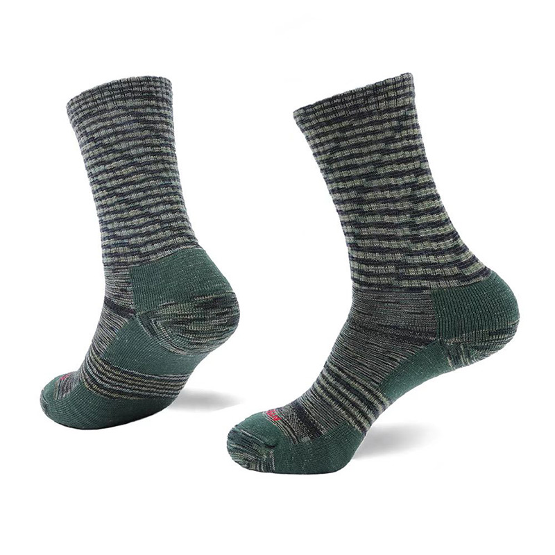 Носки Medium weight Crew hiking socks Green Melange