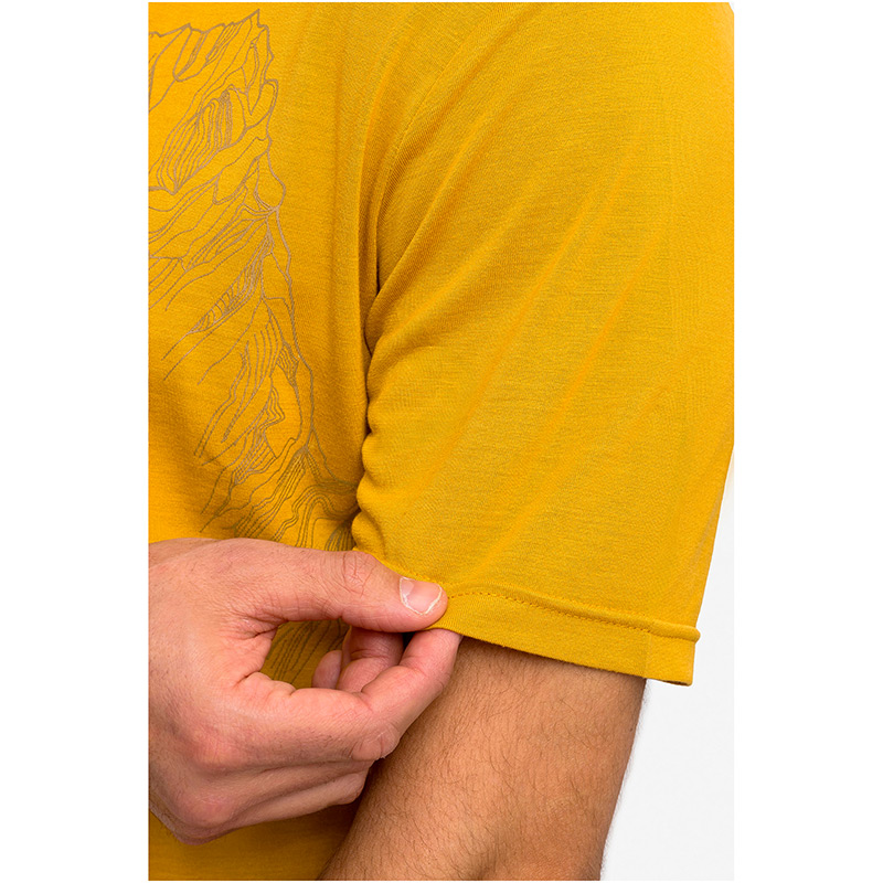 Футболка мужская VIKING MORAIN M T-SHIRT Yellow Bamboo