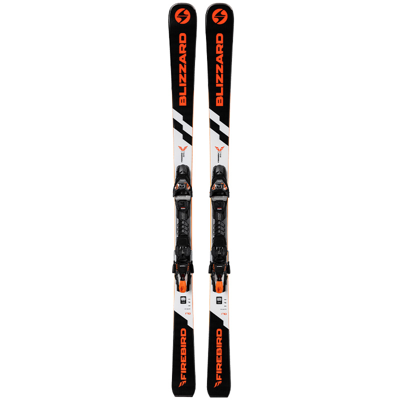 Лыжи Blizzard FIREBIRD RTI WHITE/BLACK+TPX 12 DEMO BLACK/ORANGE/BLACK