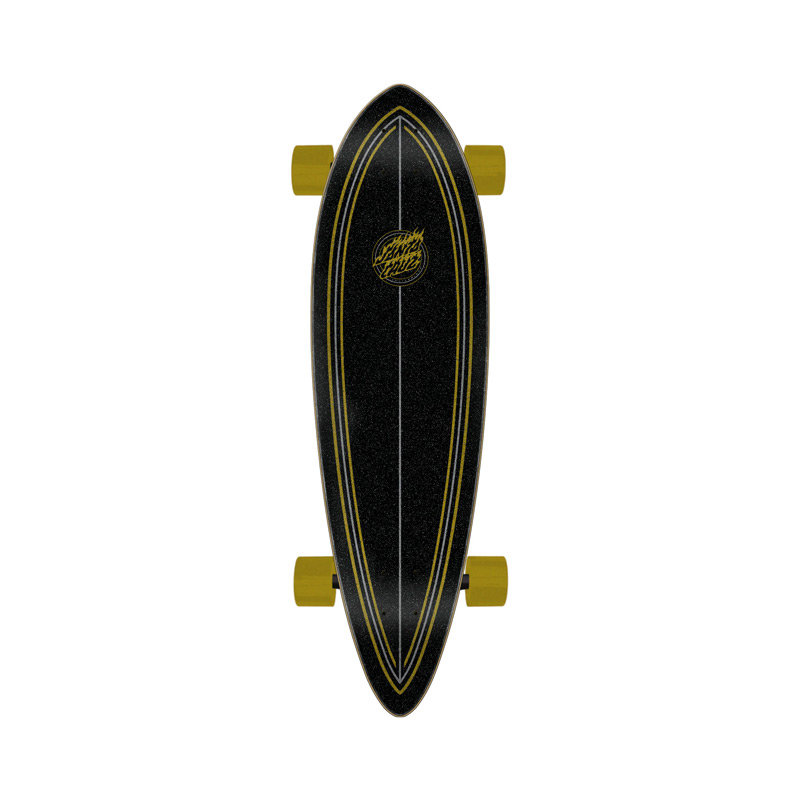 Скейт Holo Flame Dot 9.20in x 33in Pintail Cruzer Santa Cruz