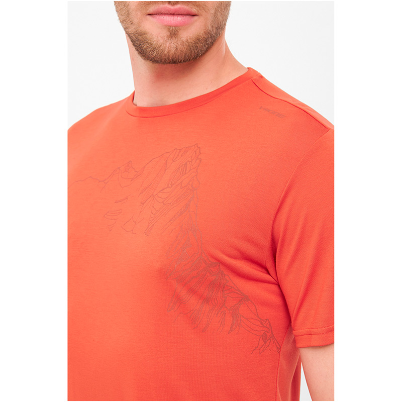 Футболка мужская VIKING MORAIN M T-SHIRT Orange Bamboo