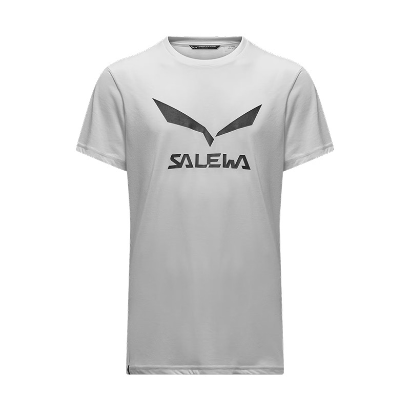 Футболка мужская Salewa SOLIDLOGO DRY M T-SHIRT White