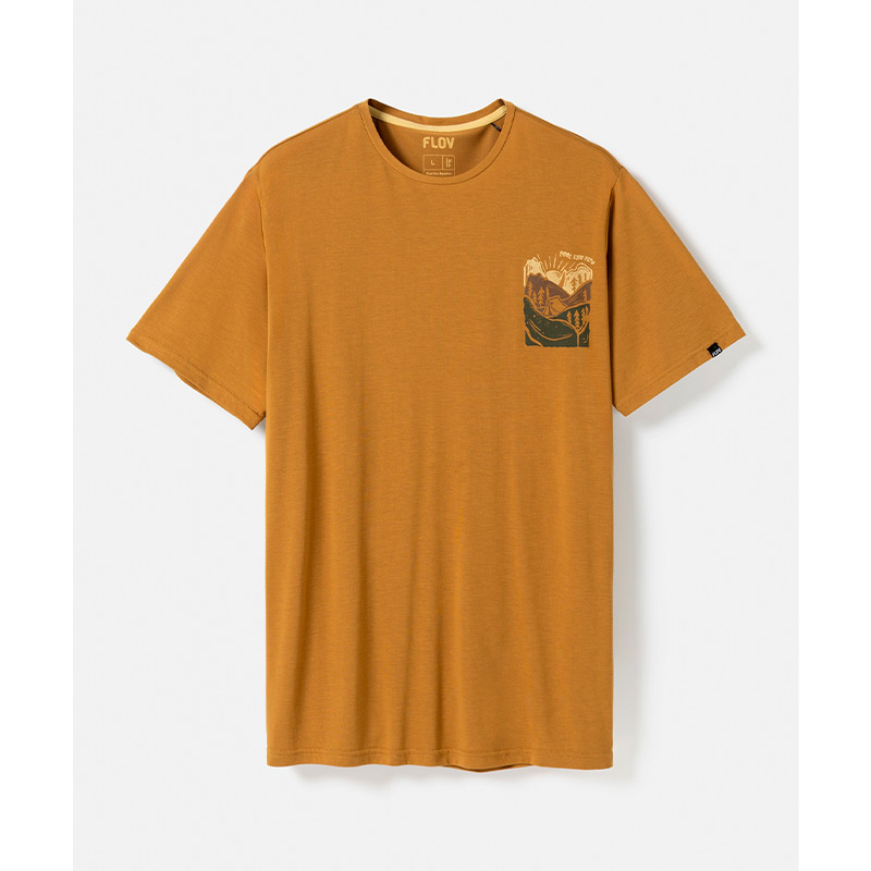 Футболка мужская FLOV TIMBERON M T-SHIRT Light Brown/Olive Bamboo
