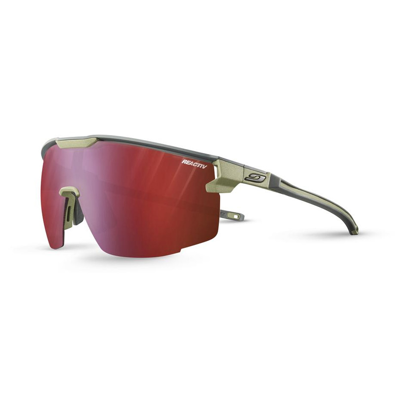 Очки Julbo ULTIMATE DARK GRAY/ARMY GREEN REACTIV 0-3 HIGH CONTRAST