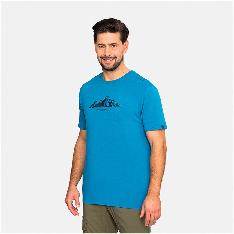 Футболка мужская VIKING LENTA LIGHT M T-SHIRT Blue/Navy Bamboo