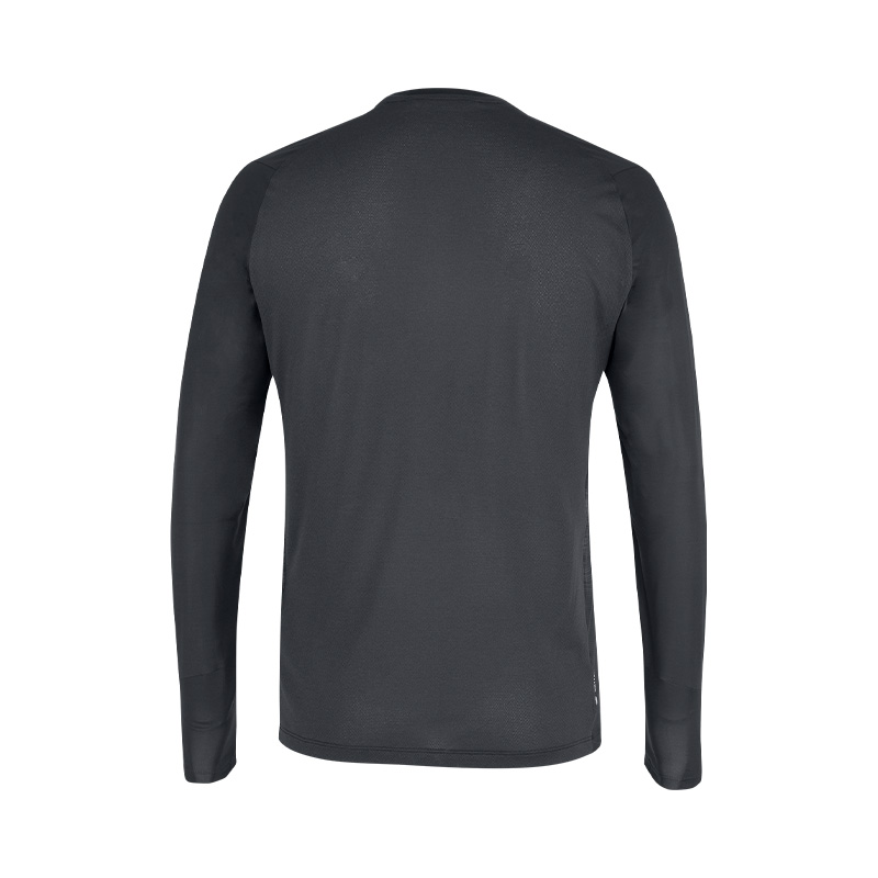 Футболка мужская с длинным рукавом Salewa SECEDA DRY M L/S TEE Black Out