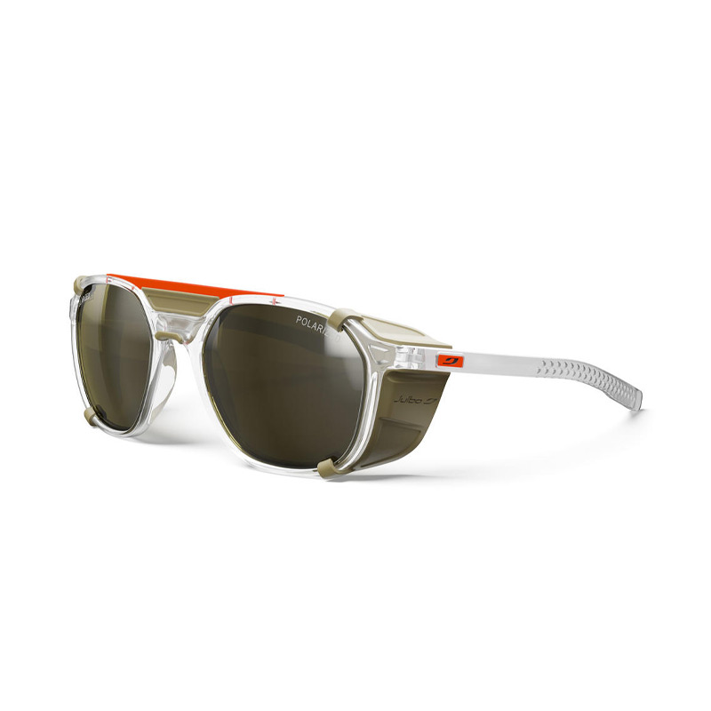 Очки Julbo SLACK COVER SHINY CRYSTAL/CAMEL SPECTRON 3 POLARIZED SILVER FLASH
