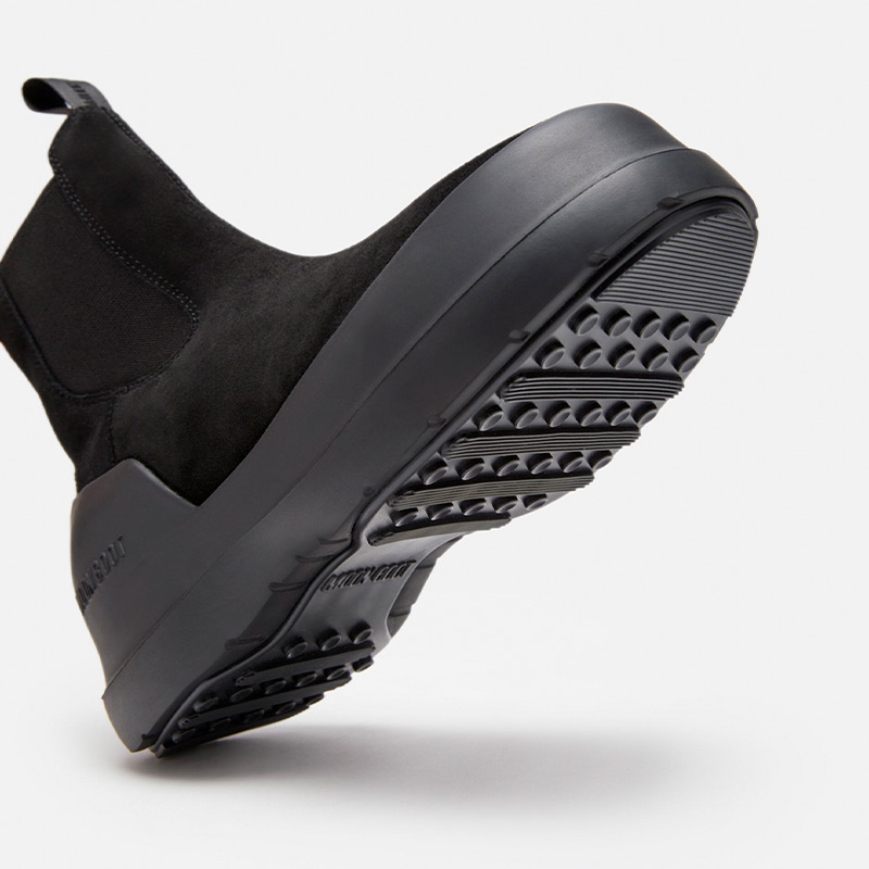 Челси женские Tecnica MOON BOOT LUNA SUEDE BLACK