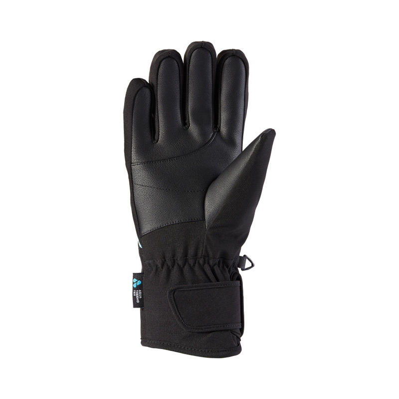 Перчатки женские VIKING ESPADA W SKI-0971 black-turquise thinsulate/aqua termo tex