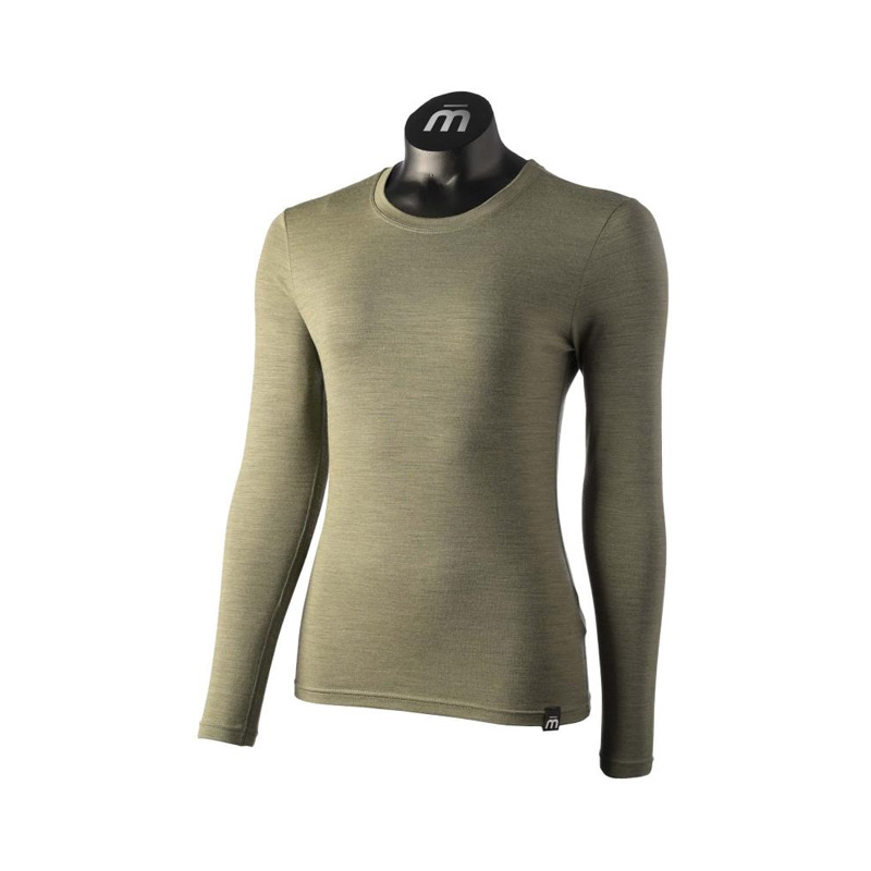 Футболка женская с длинным рукавом  Mico WLS Round Neck Shirt Warm Merin Blossom