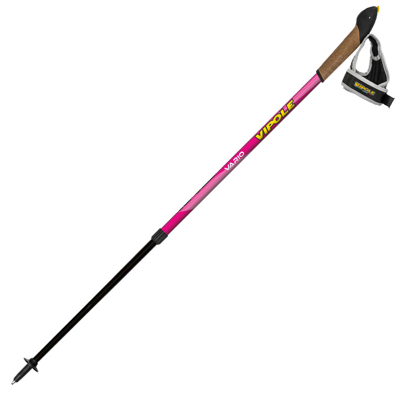 Палочки для скандинавской ходьбы Vipole VARIO NOVICE PINK 446g ALU