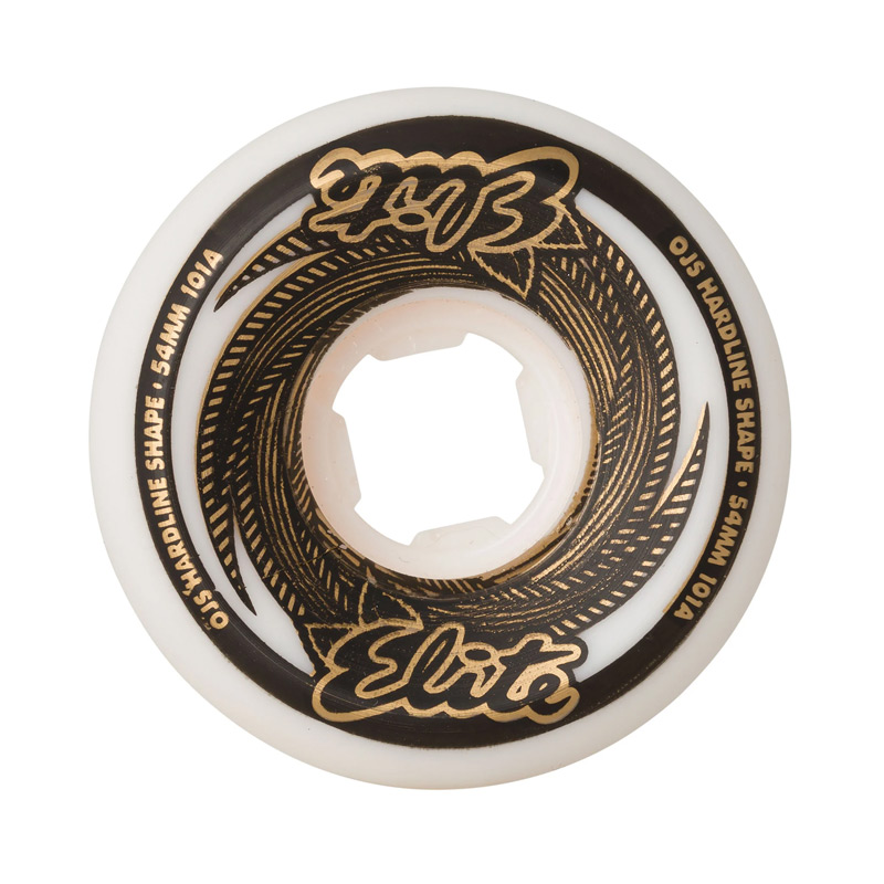 Колеса 54mm Elite White Gold Hardline 101a OJ Wheels