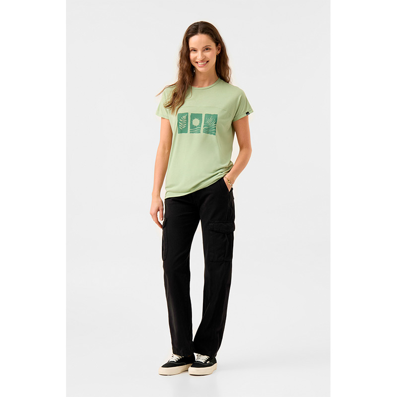 Футболка женская FLOV PAGOSA W T-SHIRT Green/Green Bamboo
