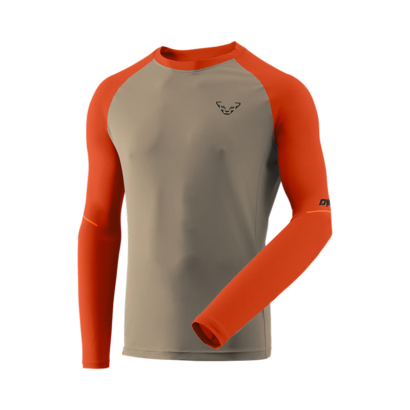 Футболка мужская с длинным рукавом Dynafit ALPINE PRO M L/S TEE alabama/polygiene