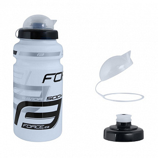 Велобутыль bottle FORCE SAVIOR ULTRA 0,5 l, White-Grey-Black
