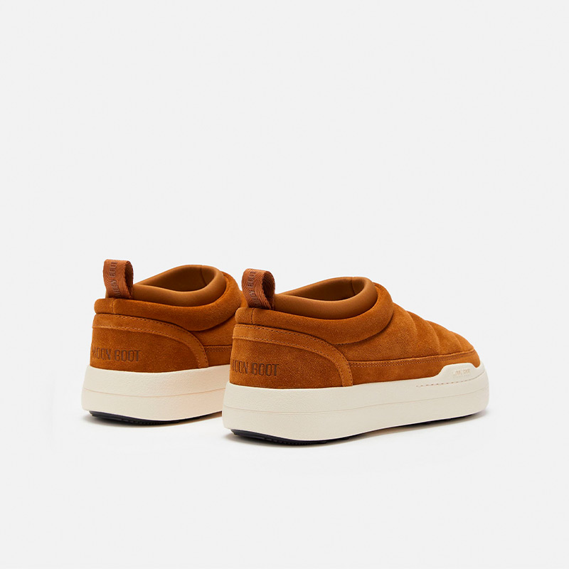 Слипоны женские Tecnica MOON BOOT PARK SOFT SUEDE COGNAC