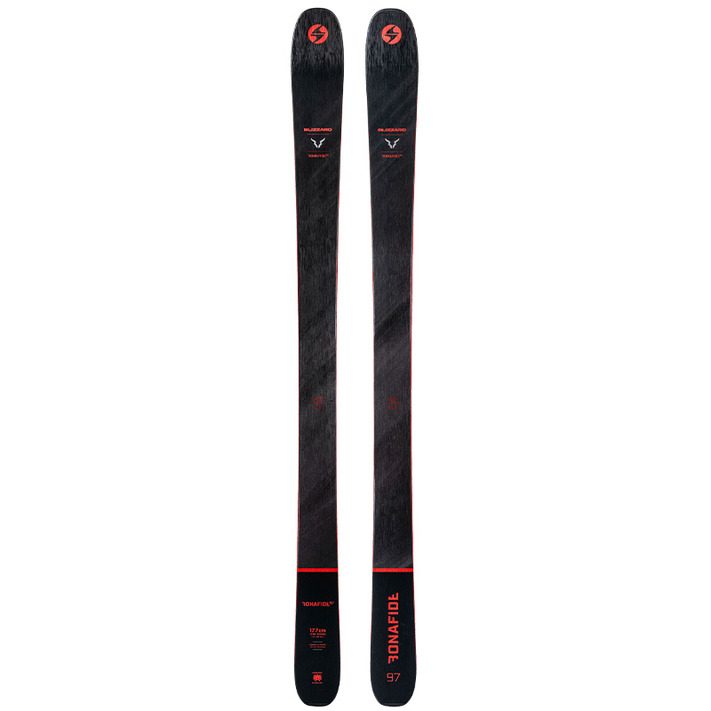 Лыжи Blizzard BONAFIDE 97 (FLAT) BLACK/RED