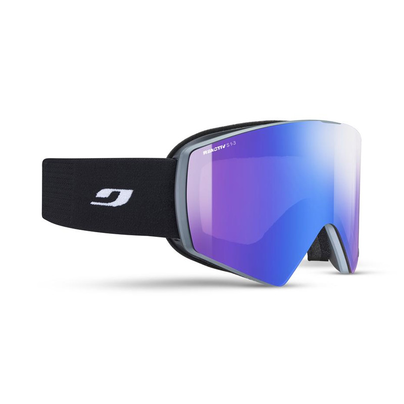Горнолыжная маска Julbo RAZOR EDGE BLACK REACTIV 1-3 High Contrast+blue flach