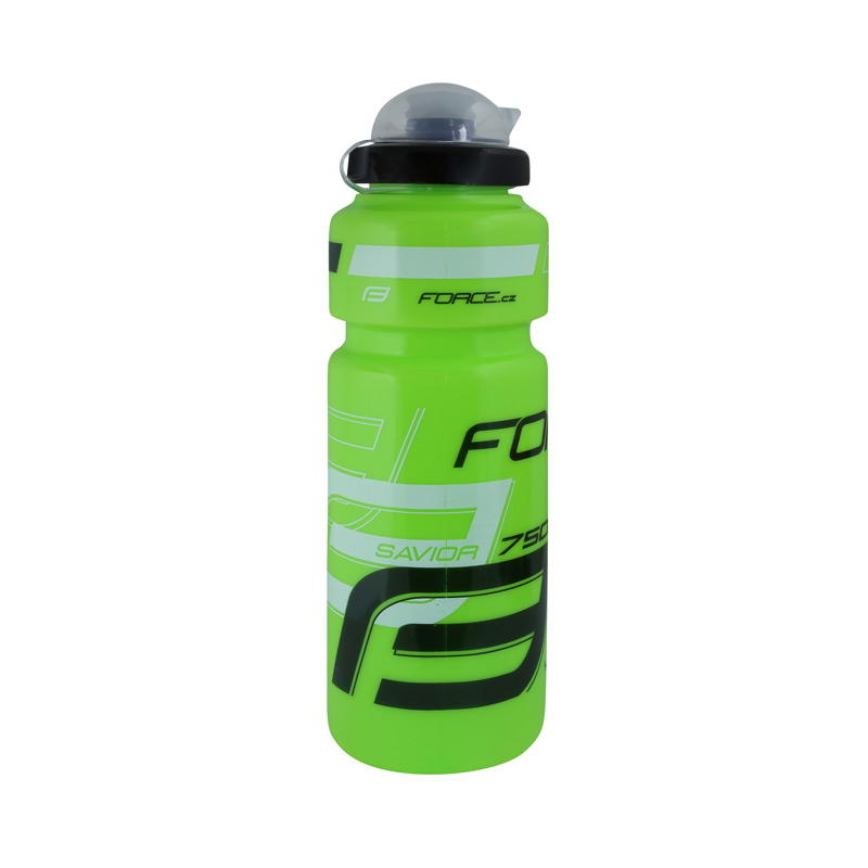 Велобутыль bottle FORCE SAVIOR ULTRA 0,75 l, Green-White-Black