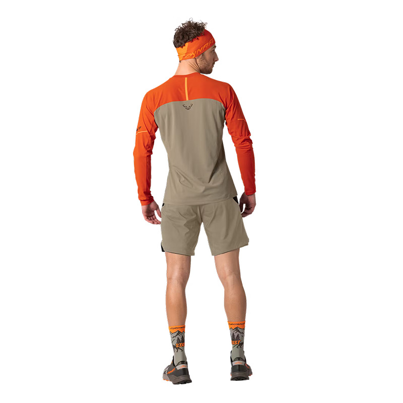 Футболка мужская с длинным рукавом Dynafit ALPINE PRO M L/S TEE alabama/polygiene