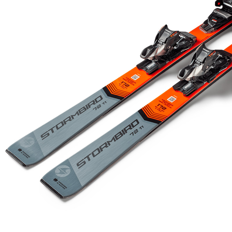 Лыжи Blizzard STORMBIRD72 TI GREEN/ORANGE+TP11LIGHT DEMO BLACK/ORANGE