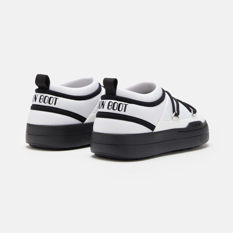 Слипоны женские Tecnica MOON BOOT PARK ICON BLACK-WHITE