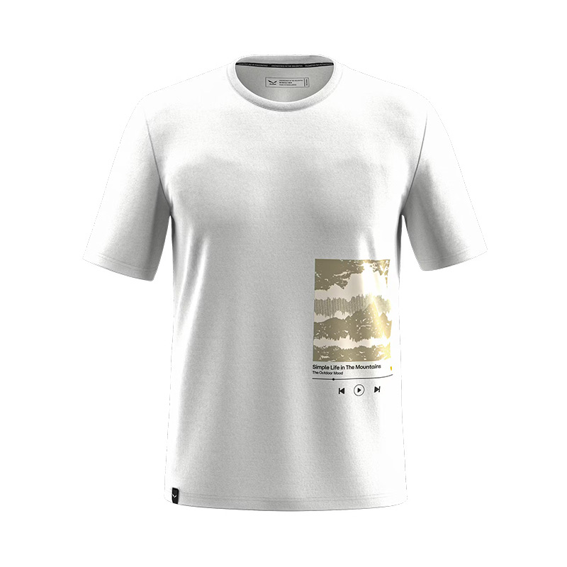 Футболка мужская Salewa EAGLE COVER M T-SHIRT Optical White