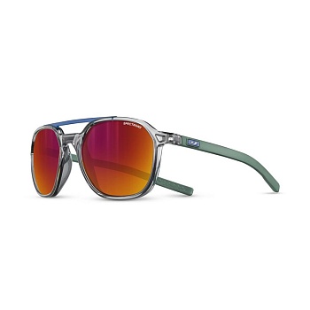 Очки Julbo SLACK TRANSLUCENT GRAY/GREEN SP3 MULTILAYER RED